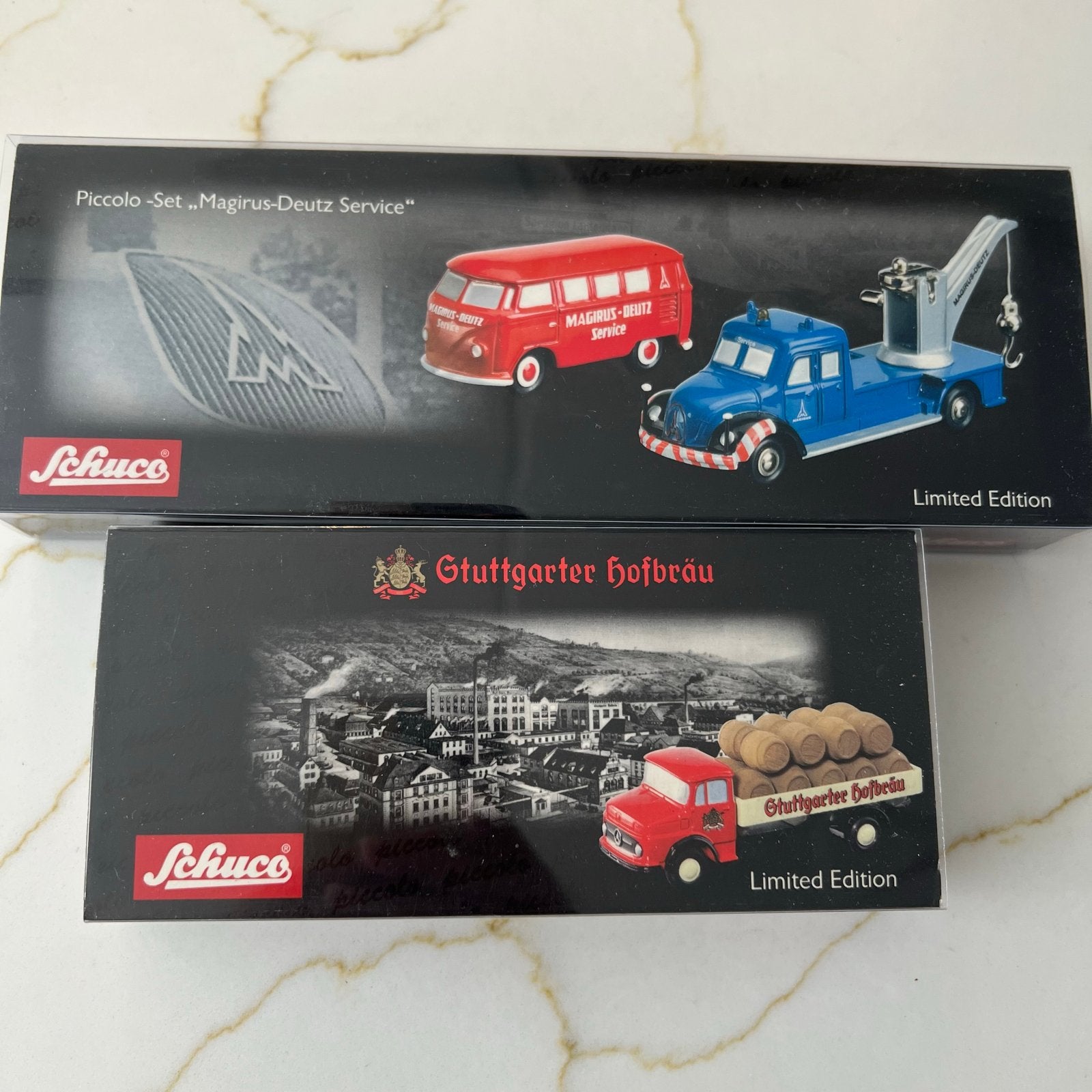 Schuco Piccolo Limited Edition Set - Magirus-Deutz & Hofbräu, Overige merken, 1:50 of kleiner, Auto, Verzenden
