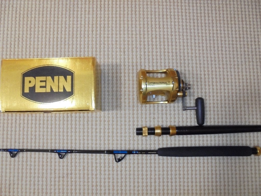 Big Game Set Penn International 70VS. 2 Speed Nieuw., Watersport en Boten, Ophalen, Nieuw, Complete set