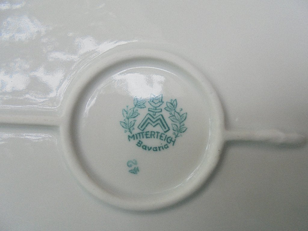 Thee- Ontbijt- en Dinerservies Mitterteich bloemetjes roosje, Antiek en Kunst, Ophalen of Verzenden
