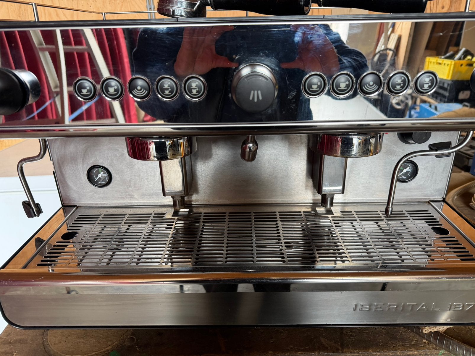 Iberital ib7, Ophalen of Verzenden, Zo goed als nieuw, Koffiemachine