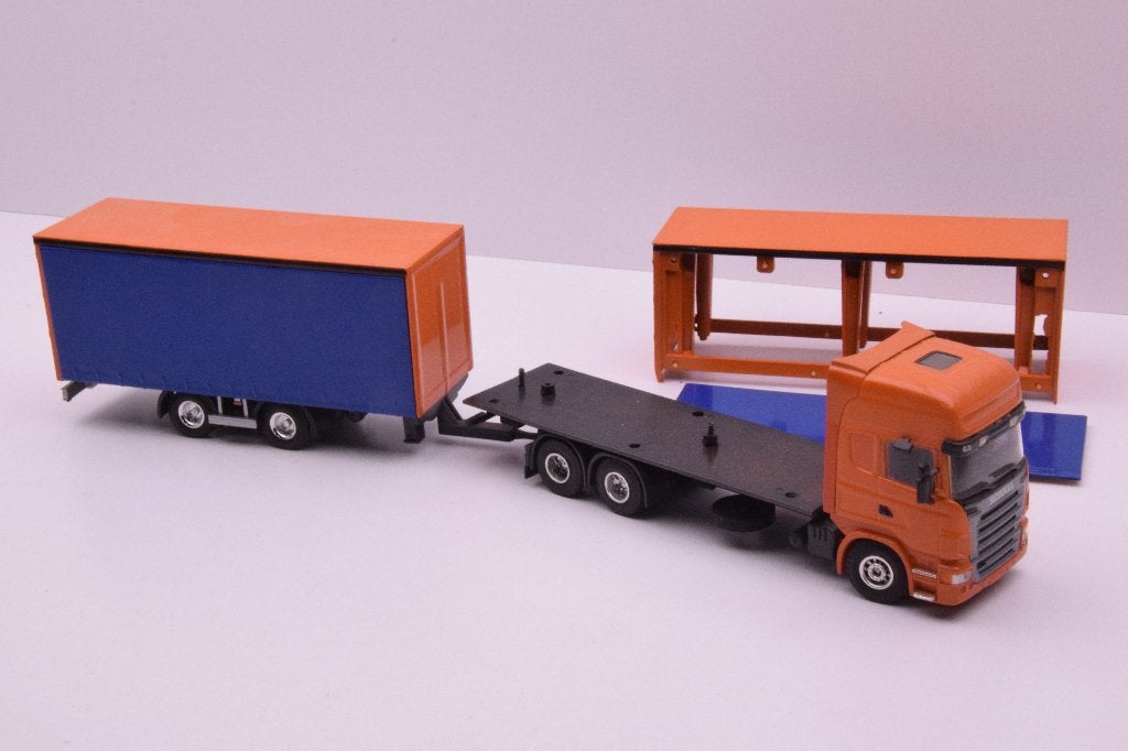Scania R  onderdelen set  '' Lion Toys '', Ophalen of Verzenden, Gebruikt, Bus of Vrachtwagen, Lion Toys