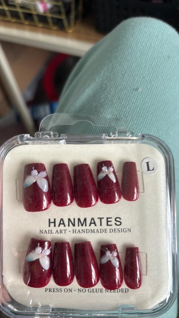 Zelf gemaakte nep nagels met lijm of plakkers, Overige kleuren, Nieuw, Ophalen of Verzenden, Handen en Nagels