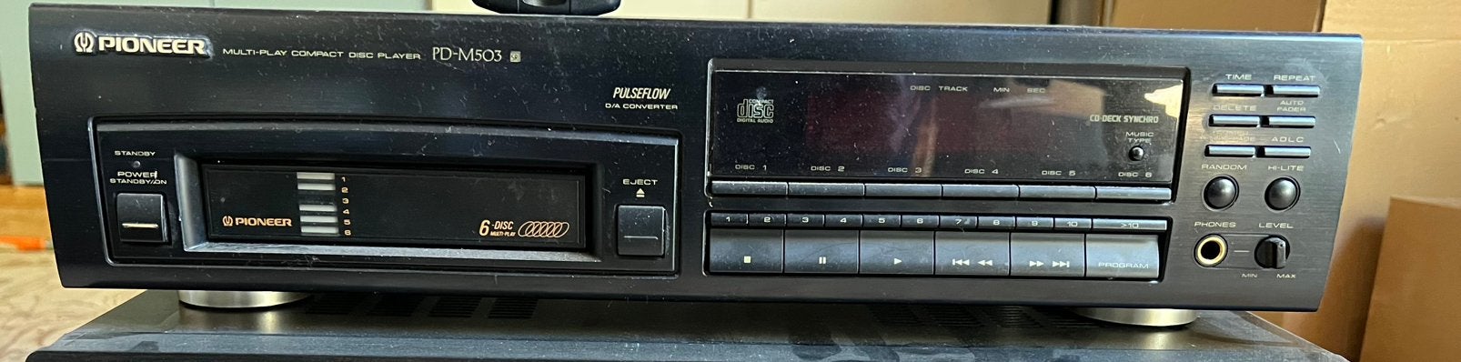 Pioneer PD-M503 Multi-Play CD-speler - 6 CD Wisselaar, Ophalen of Verzenden, Gebruikt, Pioneer, Wisselaar