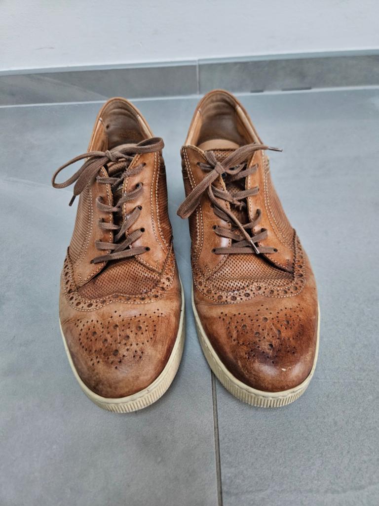 Giorgio Sneakers Heren Maat 43 - Stijlvol en Comfortabel, Kleding | Heren, Schoenen, Bruin, Giorgio, Ophalen of Verzenden, Sneakers of Gympen
