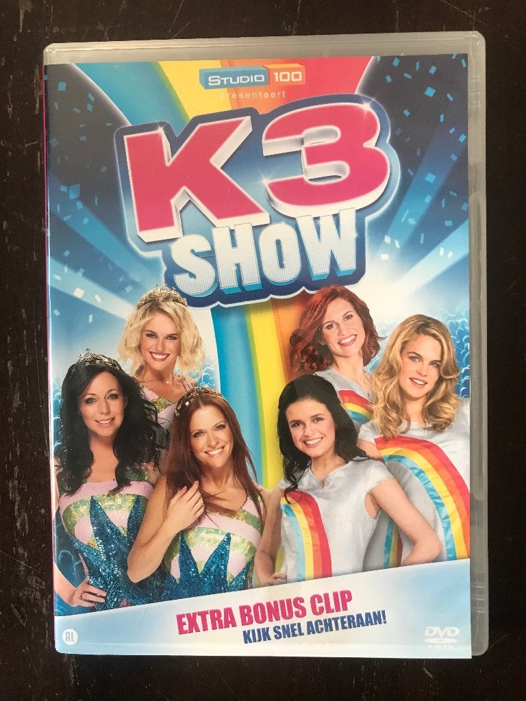 K3 Show DVD, Alle leeftijden, Ophalen of Verzenden, Zo goed als nieuw, Show