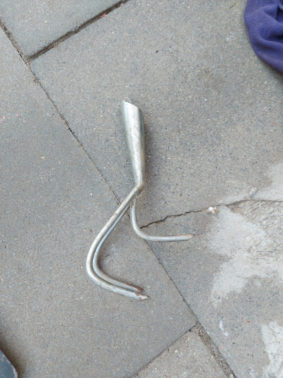 Hark paar x gebruikt zonder steel, Tuin en Terras, Ophalen of Verzenden, Gebruikt, Hark