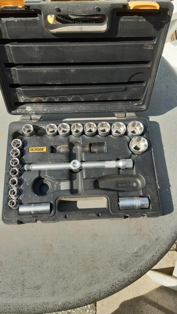Doppenset 10t/m32mm., Doe-het-zelf en Verbouw, Gereedschap | Handgereedschap, Ophalen, Nieuw