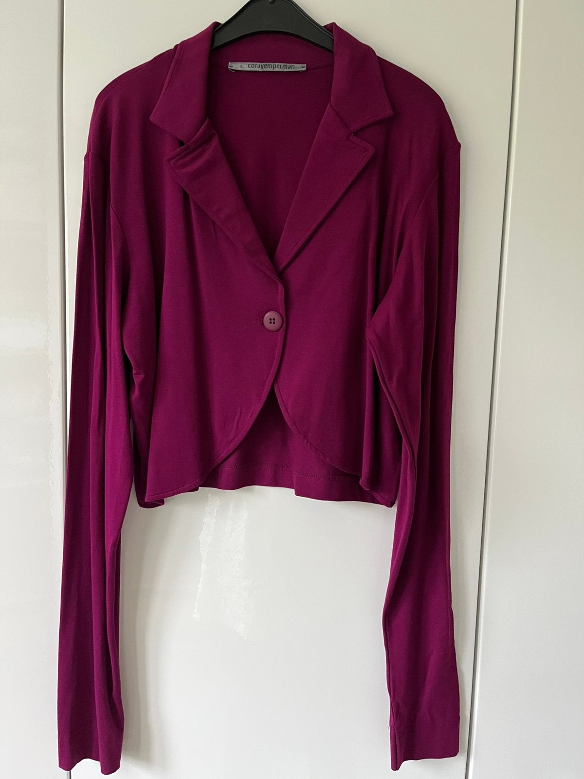 Nieuw paars jasje Cora Kemperman, maat L, Kleding | Dames, Paars, Maat 42/44 (L), Nieuw, Ophalen of Verzenden