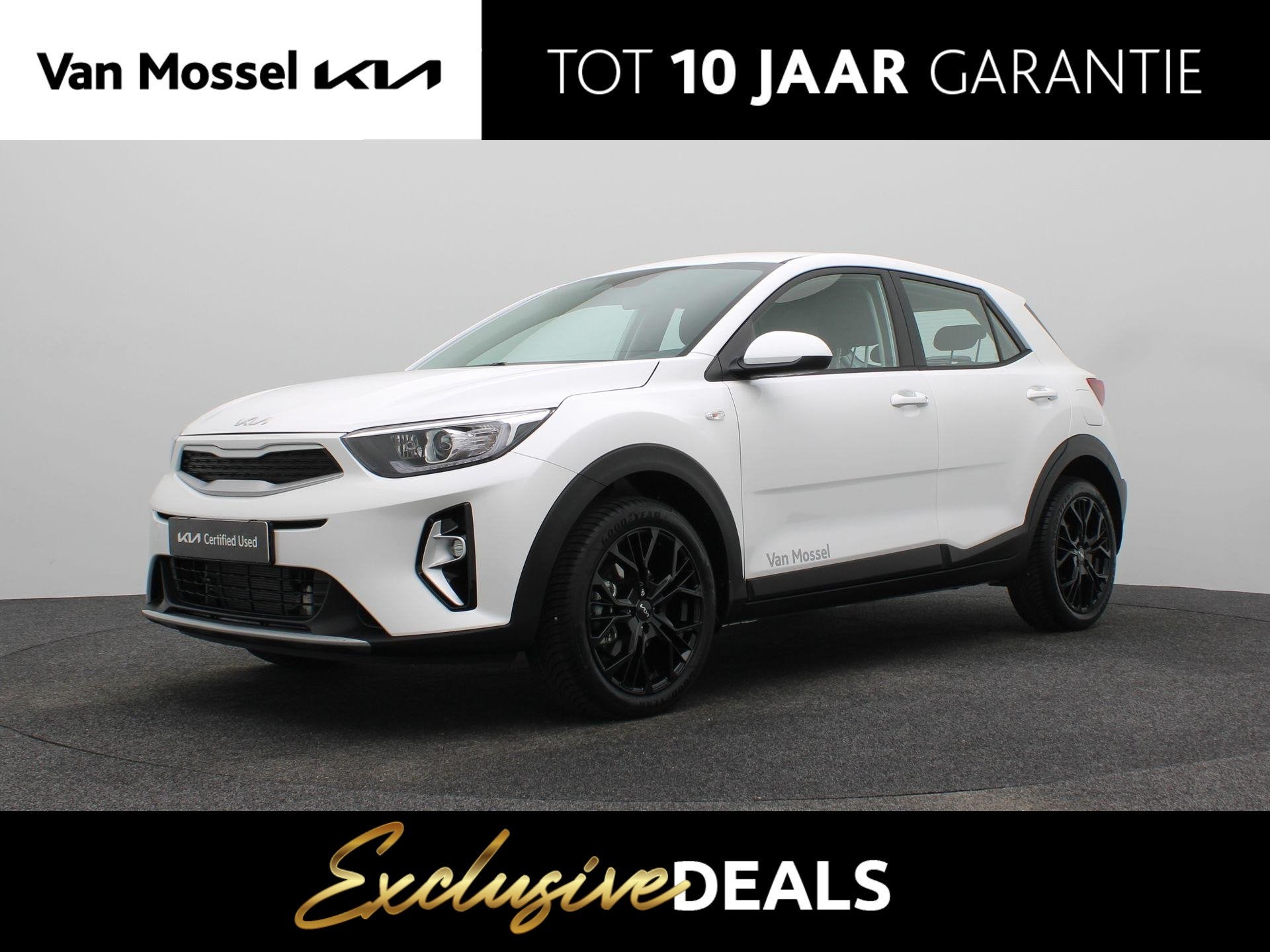 Kia Stonic 1.0 T-GDi MHEV ComfortLine | DEMO | NAVIGATIE | 1, 710 kg, Euro 6, Wit, 3 cilinders