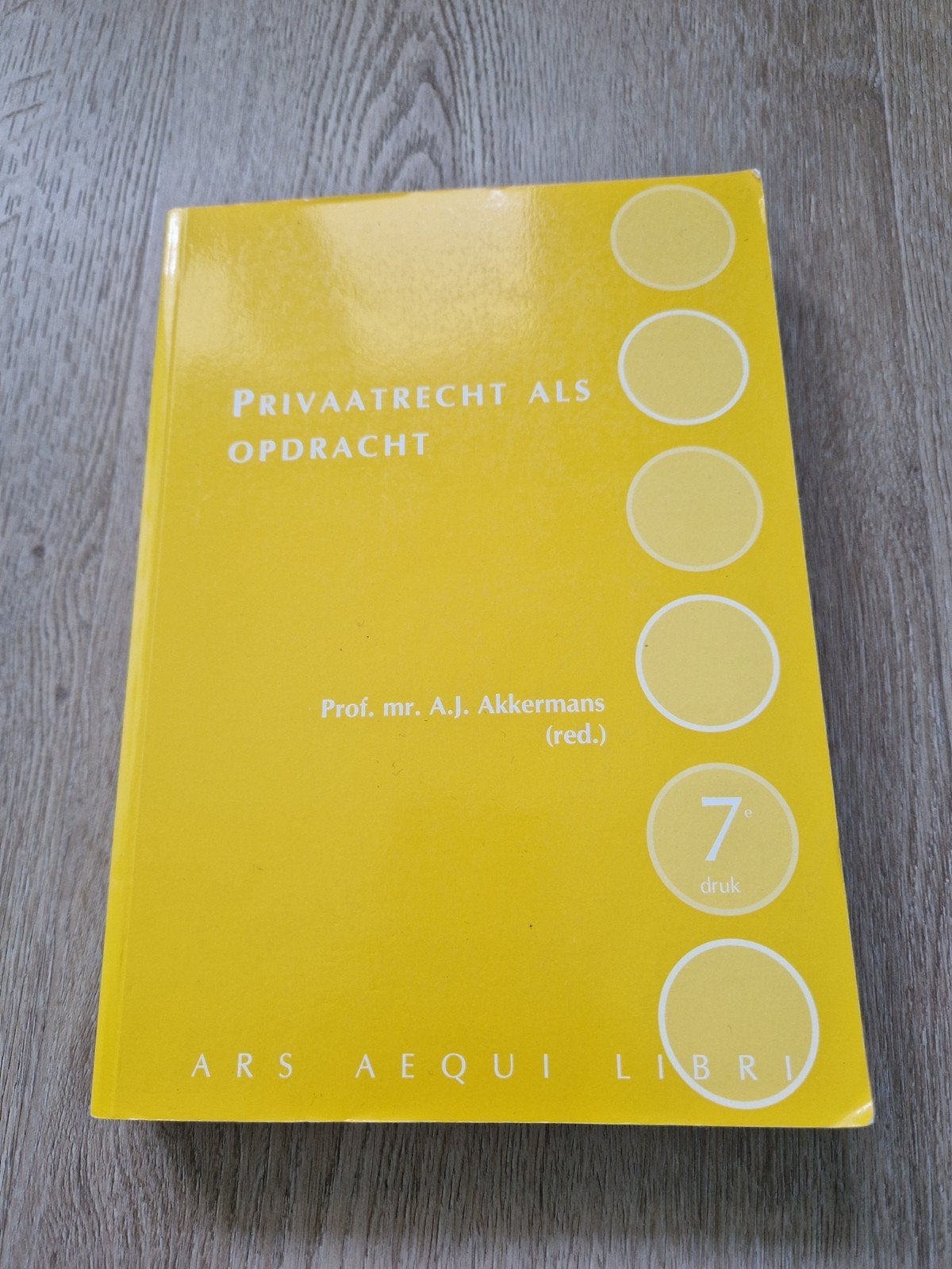 Privaatrecht als opdracht, Ophalen of Verzenden, Beta, Zo goed als nieuw, WO