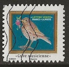 Frankrijk 297, lijster voor GWD52, Verzenden, Gestempeld