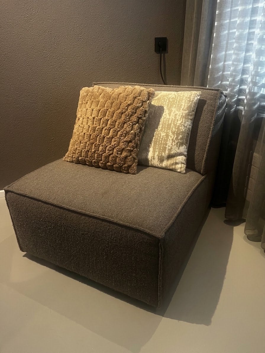 Comfortabele moderne fauteuil - Zo goed als nieuw, Ophalen, Eenpersoons, 75 tot 100 cm, Zo goed als nieuw