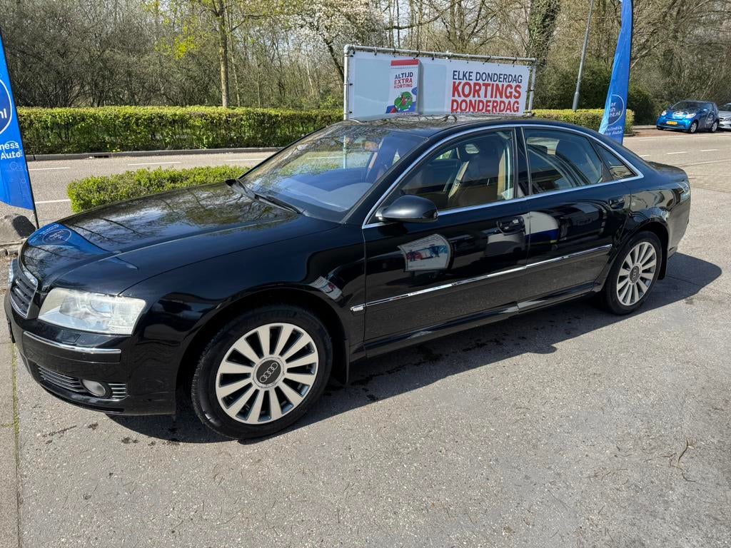 Audi A8 TDI Quattro 2004, in zeer goede staat., Auto's, Automaat, 232 pk, Zwart, Leder