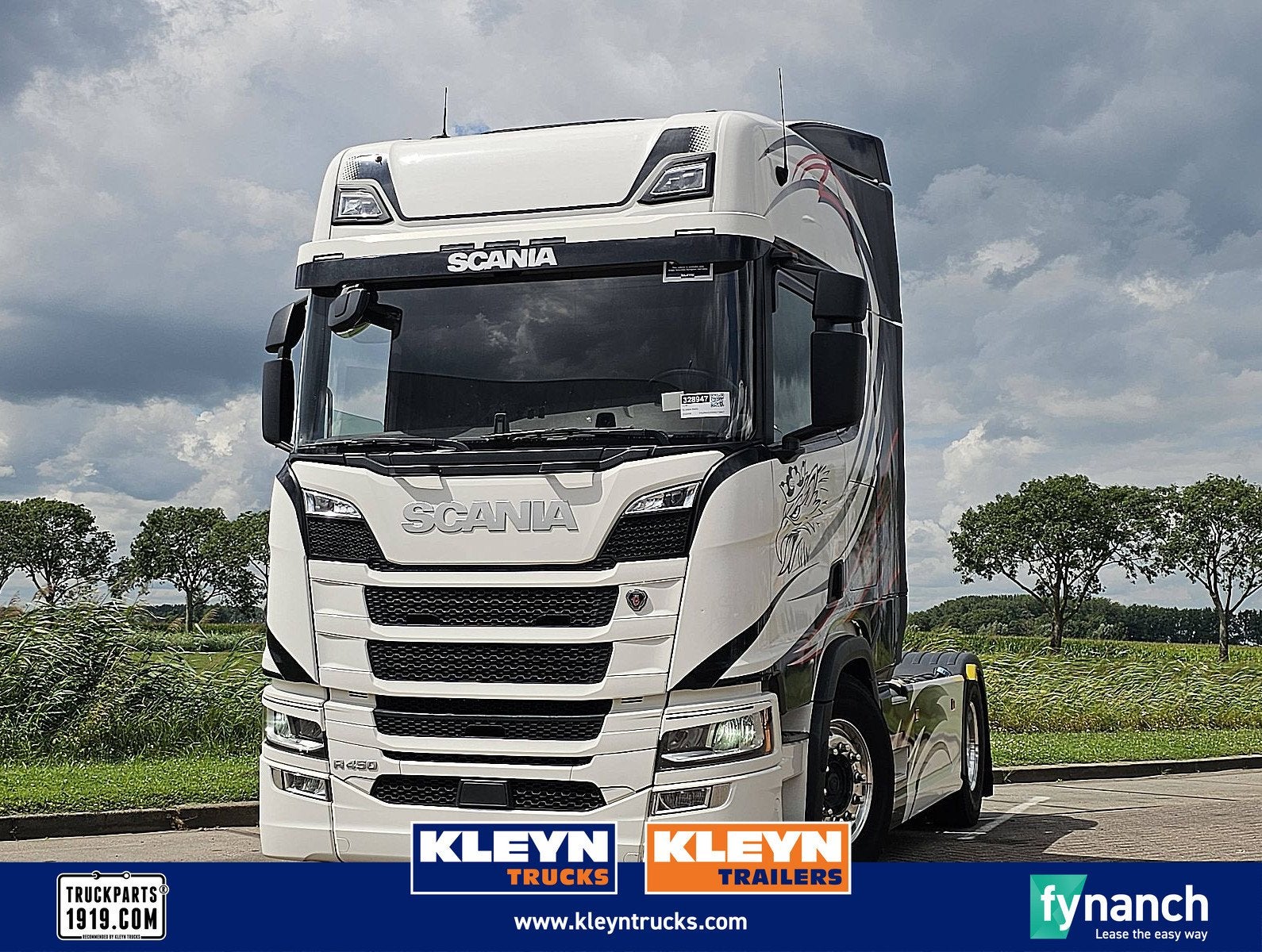 SCANIA R450 full air retarder, Automaat, Euro 6, Scania, Wit