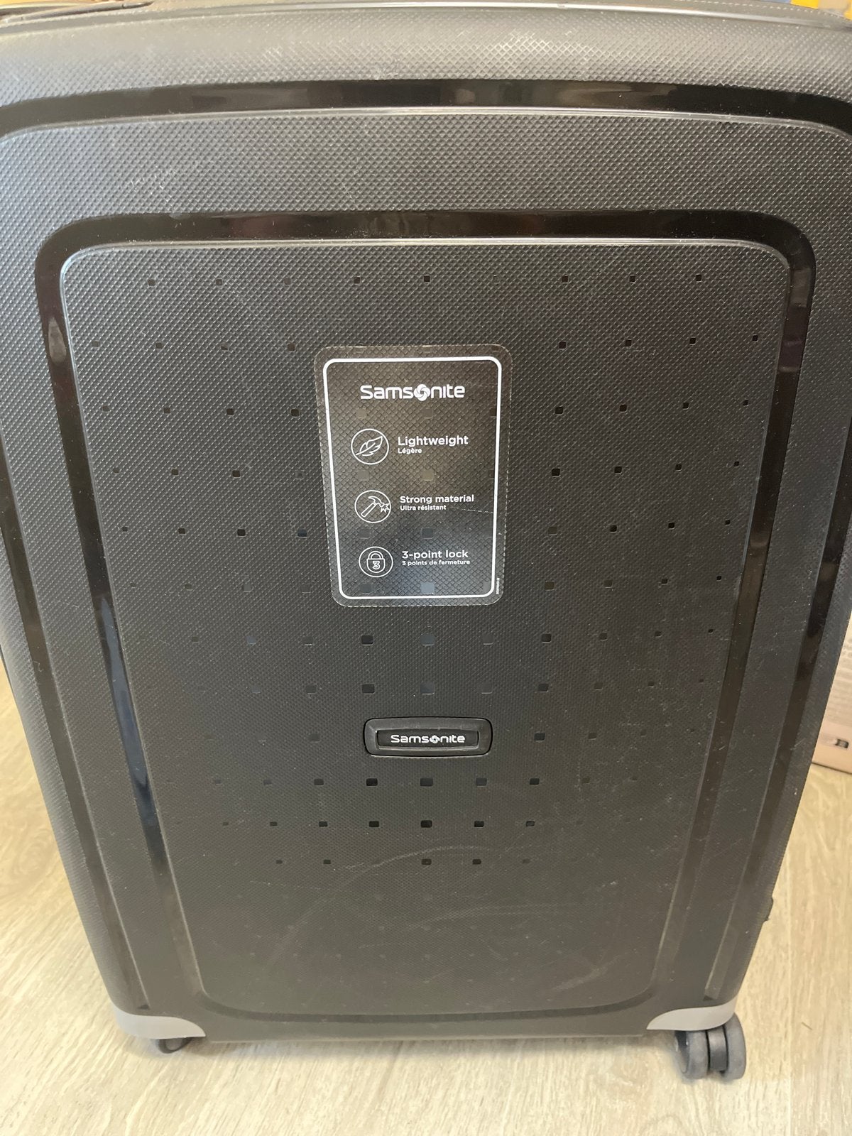 Samsonite Lichtgewicht Koffer Zwart - Zo goed als nieuw, Ophalen, 30 cm of meer, Zwart, Zo goed als nieuw