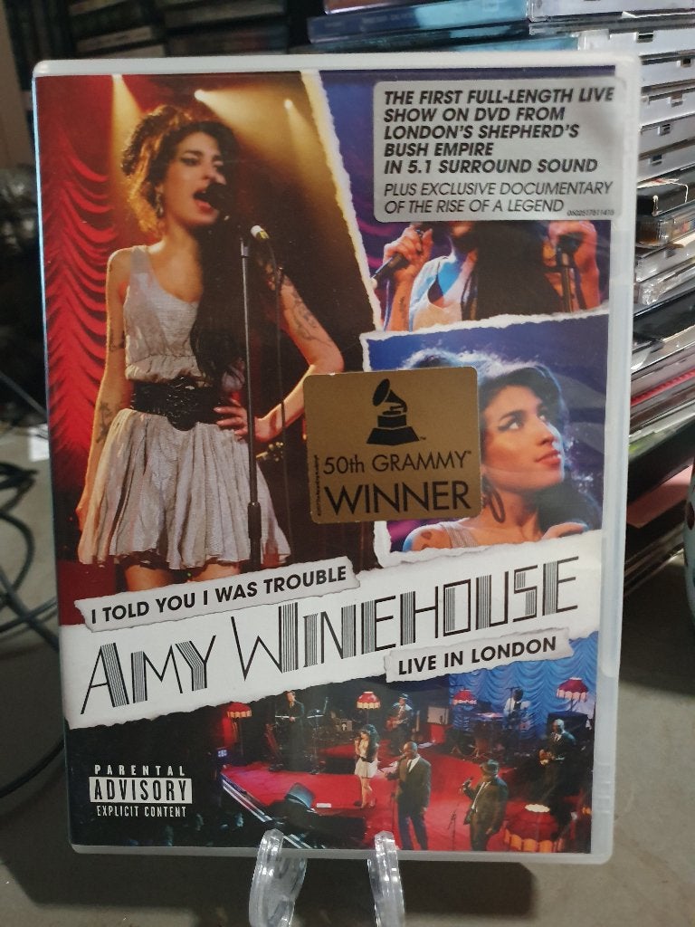 DVD Amy Winehouse "live in London", Alle leeftijden, Ophalen of Verzenden, Zo goed als nieuw
