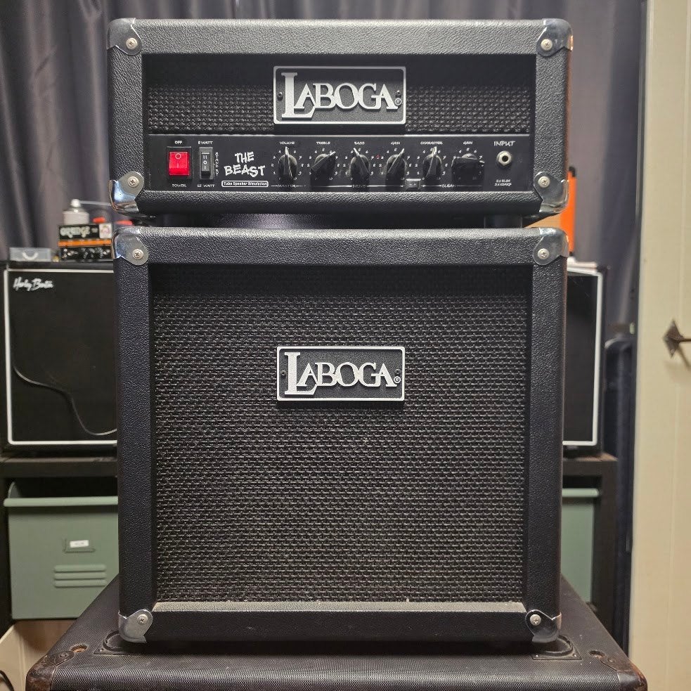Laboga The Beast 15W buizen gitaarversterker (incl. 1x12), Ophalen, Zo goed als nieuw, Gitaar, Minder dan 50 watt