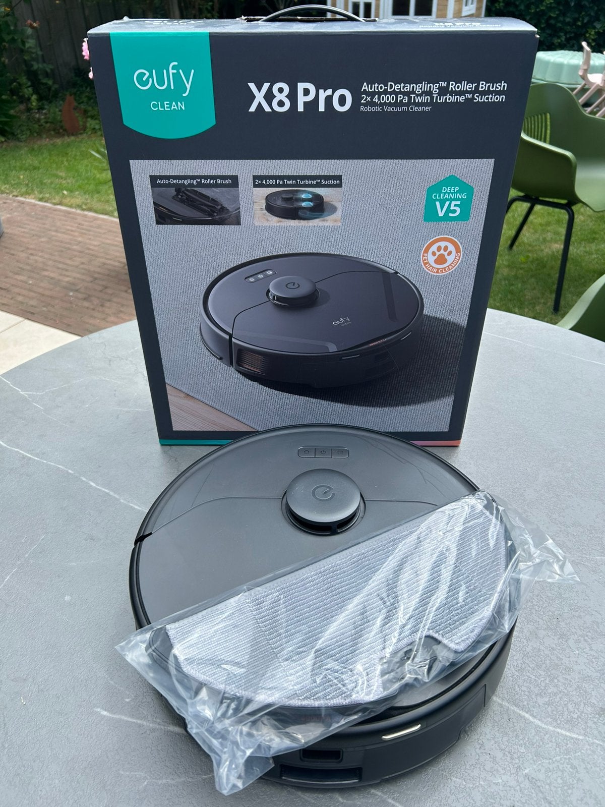 Eufy X8 Pro robotstofzuiger/ Als nieuw!, Ophalen of Verzenden, Zo goed als nieuw, Robotstofzuiger