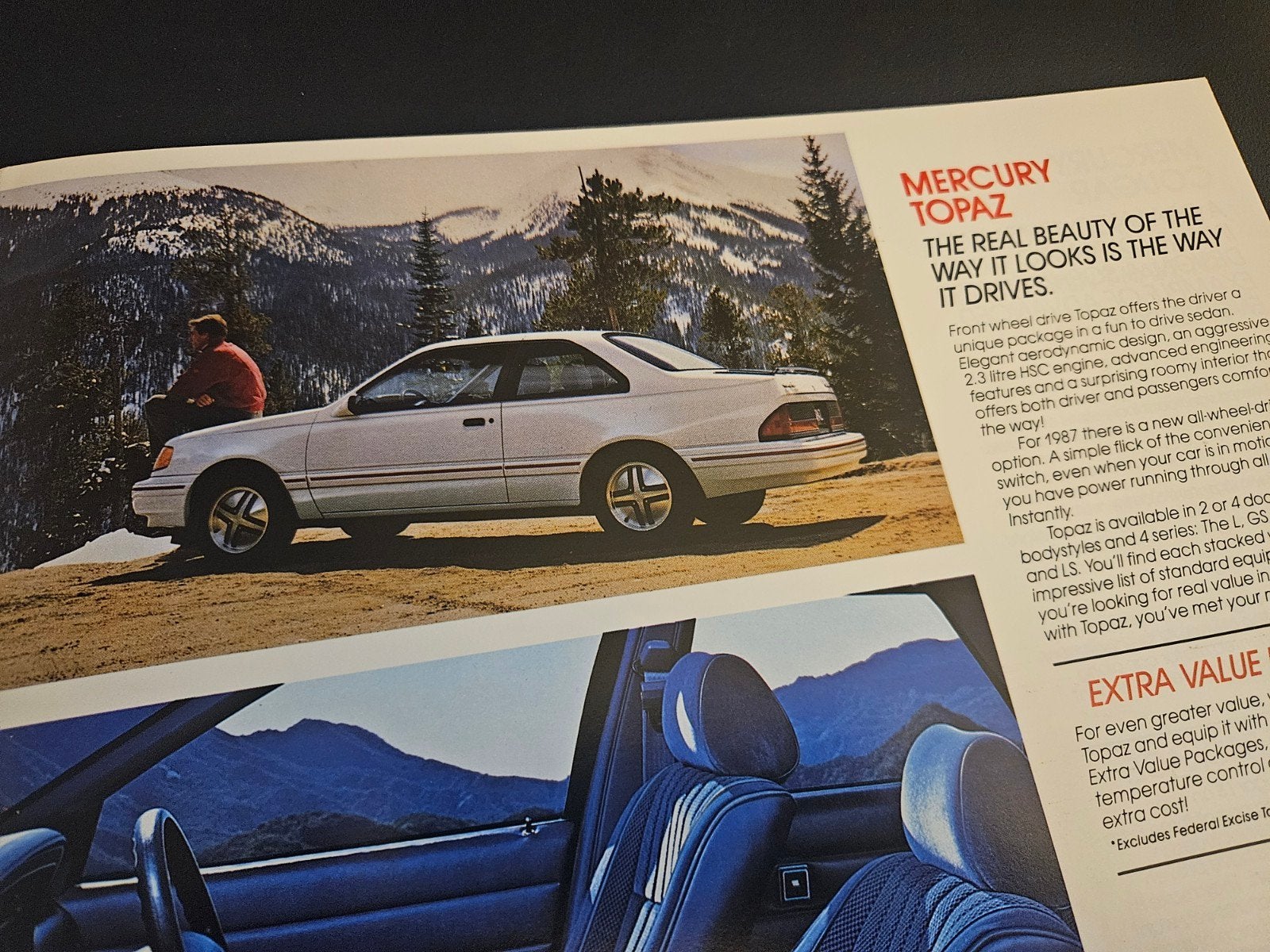 Brochure Lincoln / Mercury / Mercury 1987, Ophalen of Verzenden, Zo goed als nieuw, Overige merken