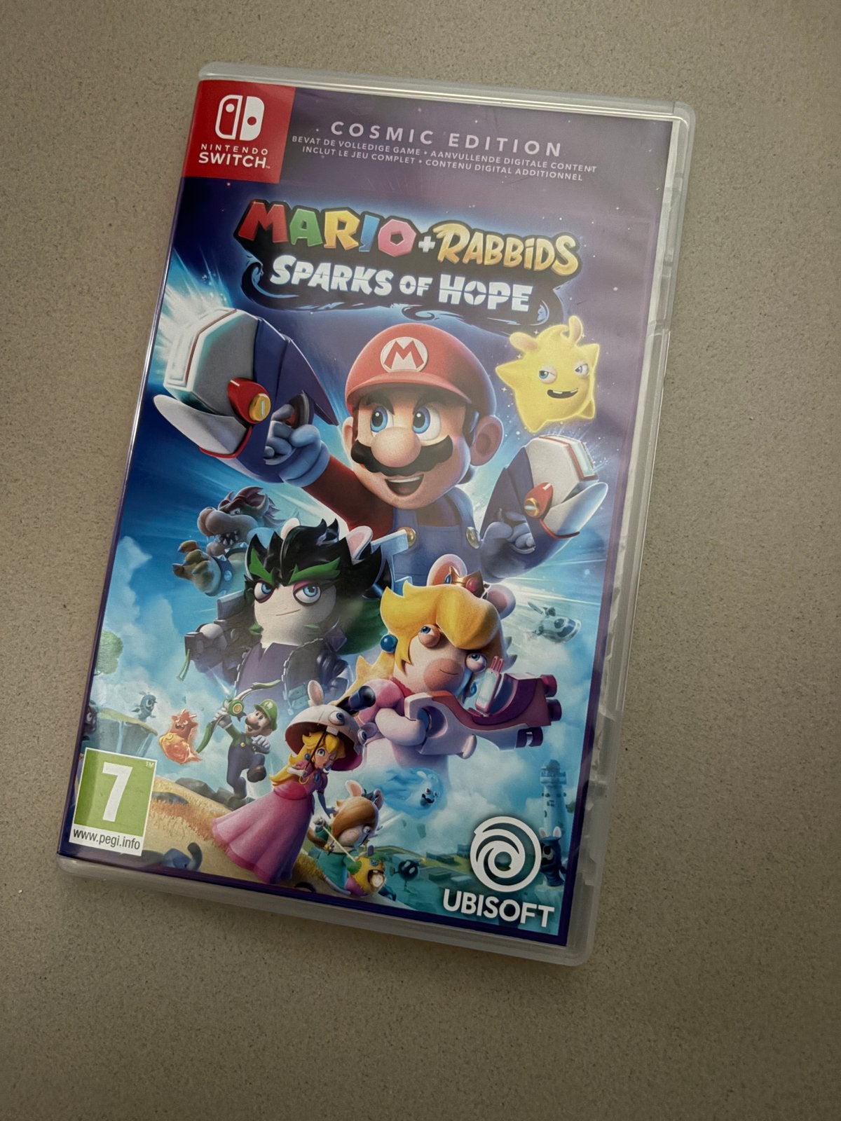 Nintendo Switch Mario + Rabbids Sparks of Hope Cosmic Editio, Avontuur en Actie, 1 speler, Ophalen of Verzenden, Zo goed als nieuw