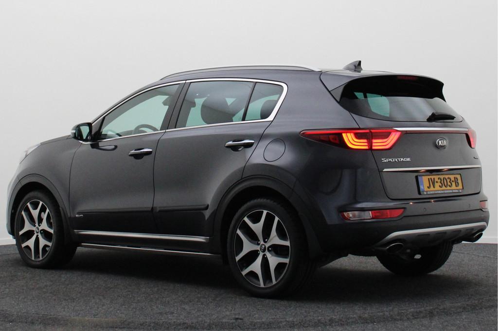 Kia Sportage 1.6 T-GDI 4WD GT-Line Automaat Panoramadak, Lee, Gebruikt, Bedrijf, Vierwielaandrijving, 1600 kg