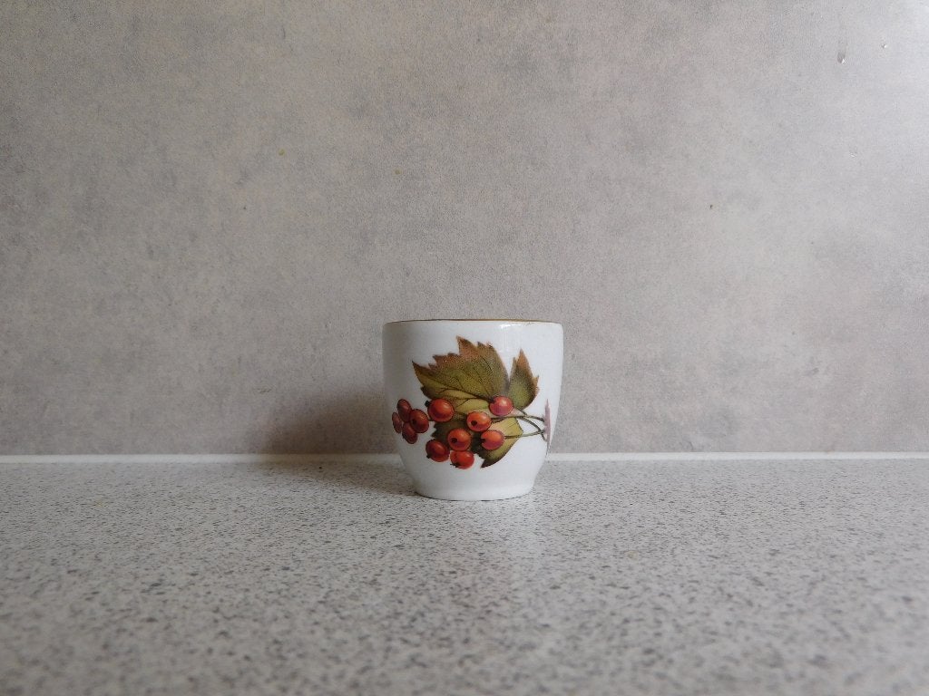 Eierdop Rode Bes Royal Worcester, Ophalen of Verzenden