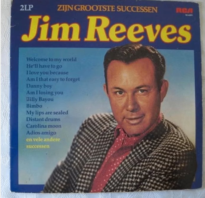 N15. LP Jim Reeves zijn grootste successen dubbel LP( 1979 ), Pop, Ophalen of Verzenden, Zo goed als nieuw, 12 inch