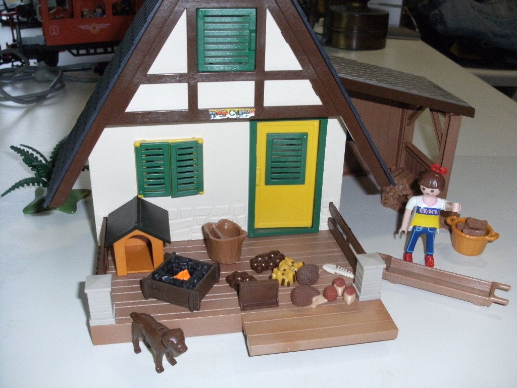 playmobil 4207 boswachtershuis, Ophalen of Verzenden, Zo goed als nieuw, Complete set