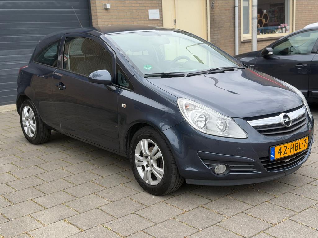 Opel Corsa 1.2-16V Business Airco Apk Cruise Control Lage ki, Voorwielaandrijving, Zwart, 1229 cc, Origineel Nederlands
