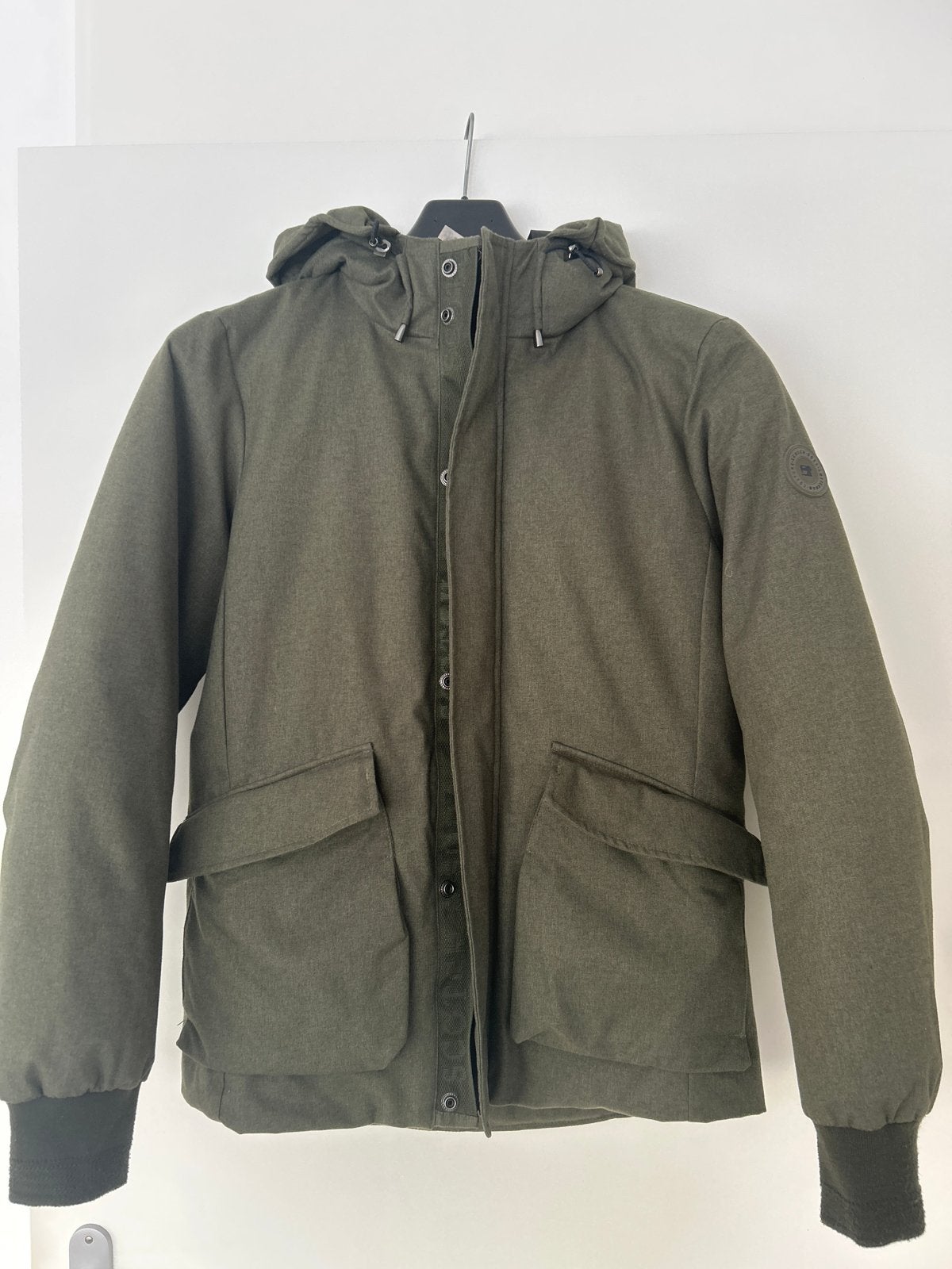 Scotch & Soda Groene Winterjas Maat M - Zo goed als nieuw, Kleding | Heren, Ophalen of Verzenden, Zo goed als nieuw, Maat 48/50 (M)