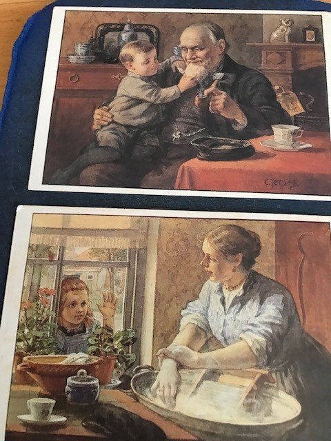 Öt en Sien, Verzamelen, Ophalen of Verzenden, Voor 1920, Ongelopen, Sterren en Beroemdheden