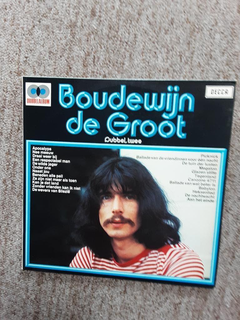 vinyl dubbel lp Boudewijn de Groot dubbel,twee, Cd's en Dvd's, Vinyl | Nederlandstalig, Gebruikt, Originele persing, Ophalen of Verzenden