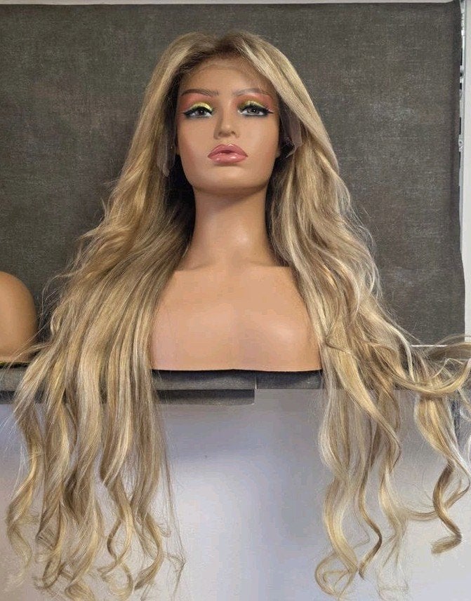 lace wig echt haar, Ophalen of Verzenden, Nieuw, Pruik of Haarverlenging