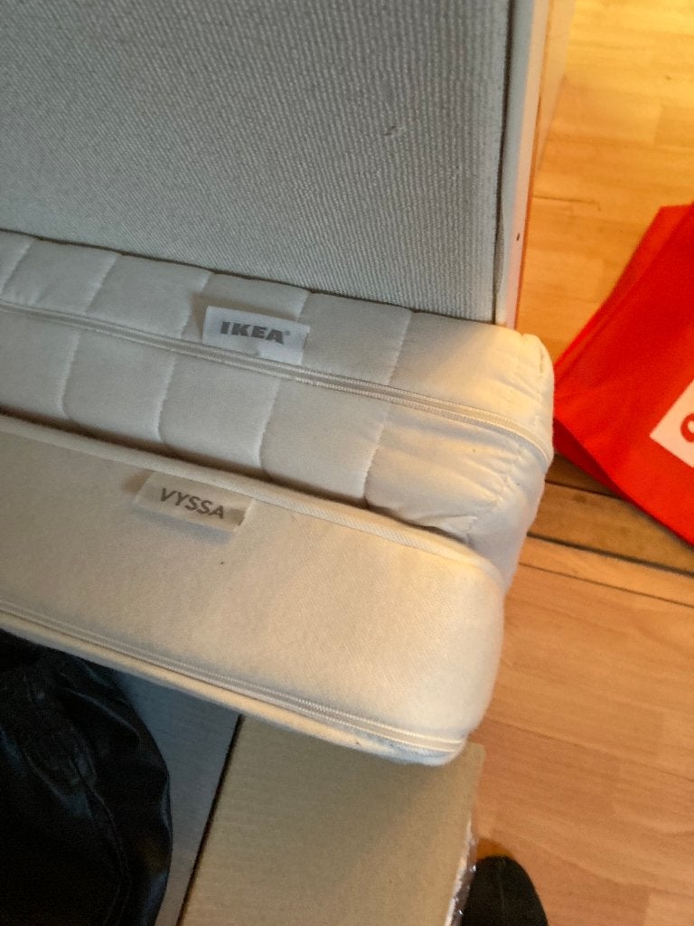 matrasje kinderbed, Ophalen, 190 cm of minder, Zo goed als nieuw, Matras