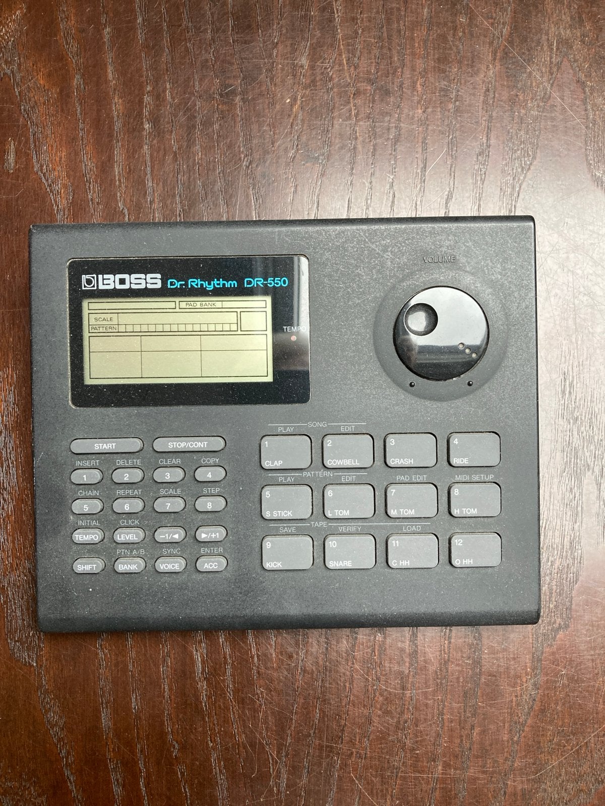 Boss Dr. Rhythm DR-550 Drummachine met Handleiding, Ophalen of Verzenden, Zo goed als nieuw, Boss