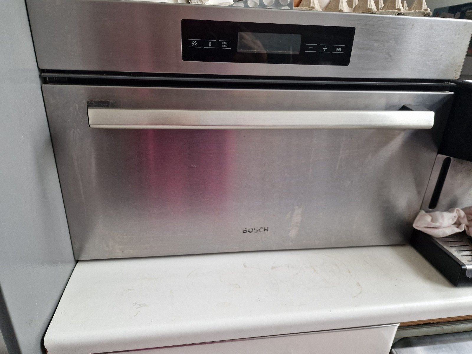 Bosch Stoomoven - Zo goed als nieuw, Witgoed en Apparatuur, Ovens, Stoomoven, Bosch, Ophalen of Verzenden, Stoom
