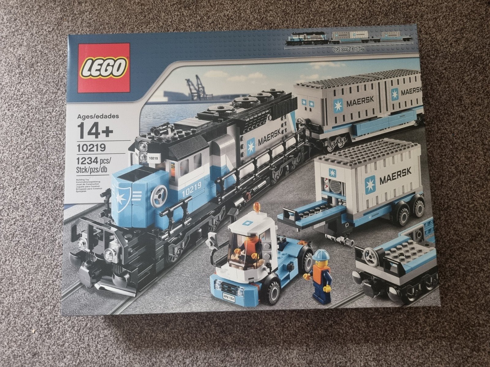 LEGO Maersk Trein Set 10219 - Nieuw in Doos, Kinderen en Baby's, Speelgoed | Duplo en Lego, Ophalen, Overige thema's, Lego, Nieuw
