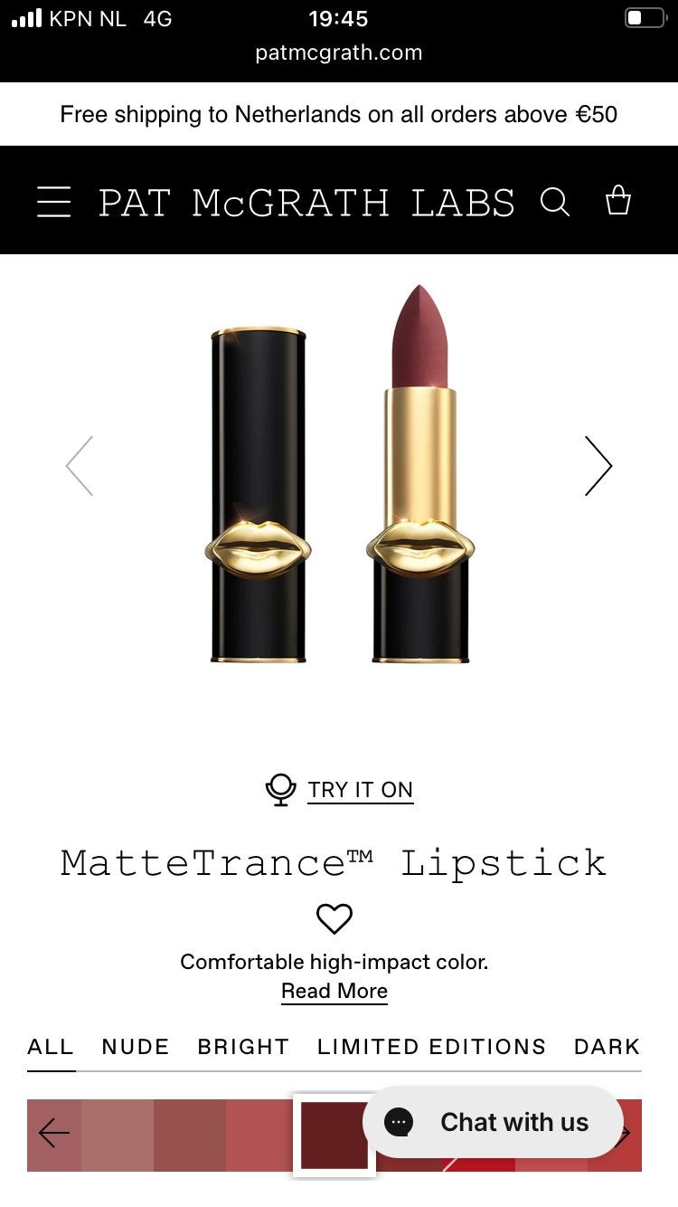 Pat McGrath Labs MatteTrance Lipstick - Nieuw, Lippen, Verzenden, Nieuw, Make-up