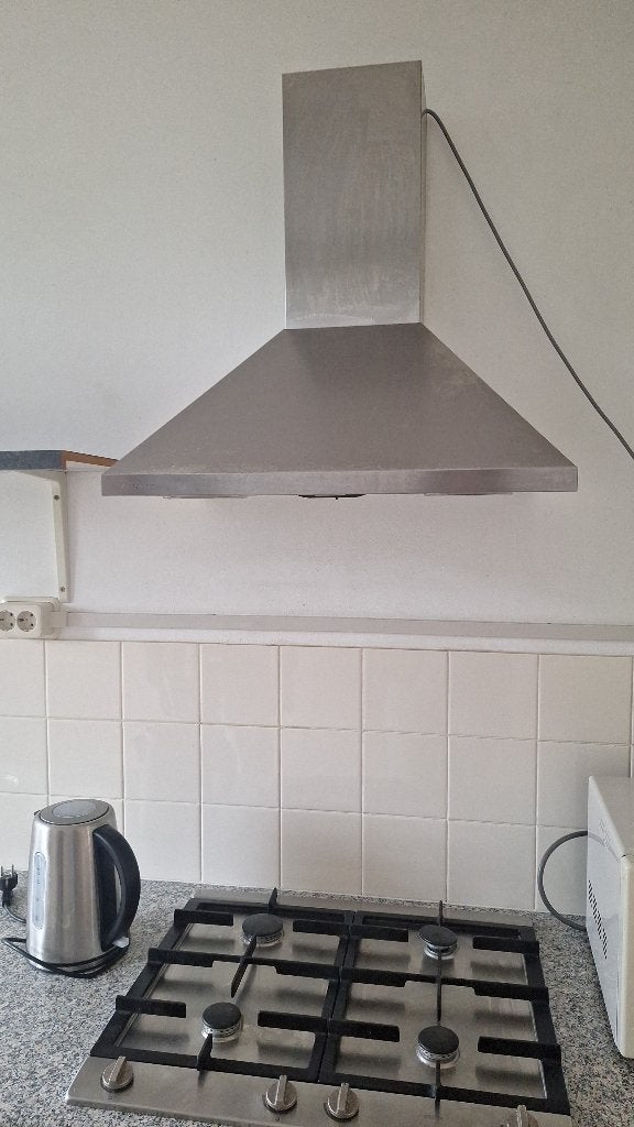 Keuken incl. Inbouw apparatuur, Ophalen, Gebruikt, Bruin, Enkelwandige keuken