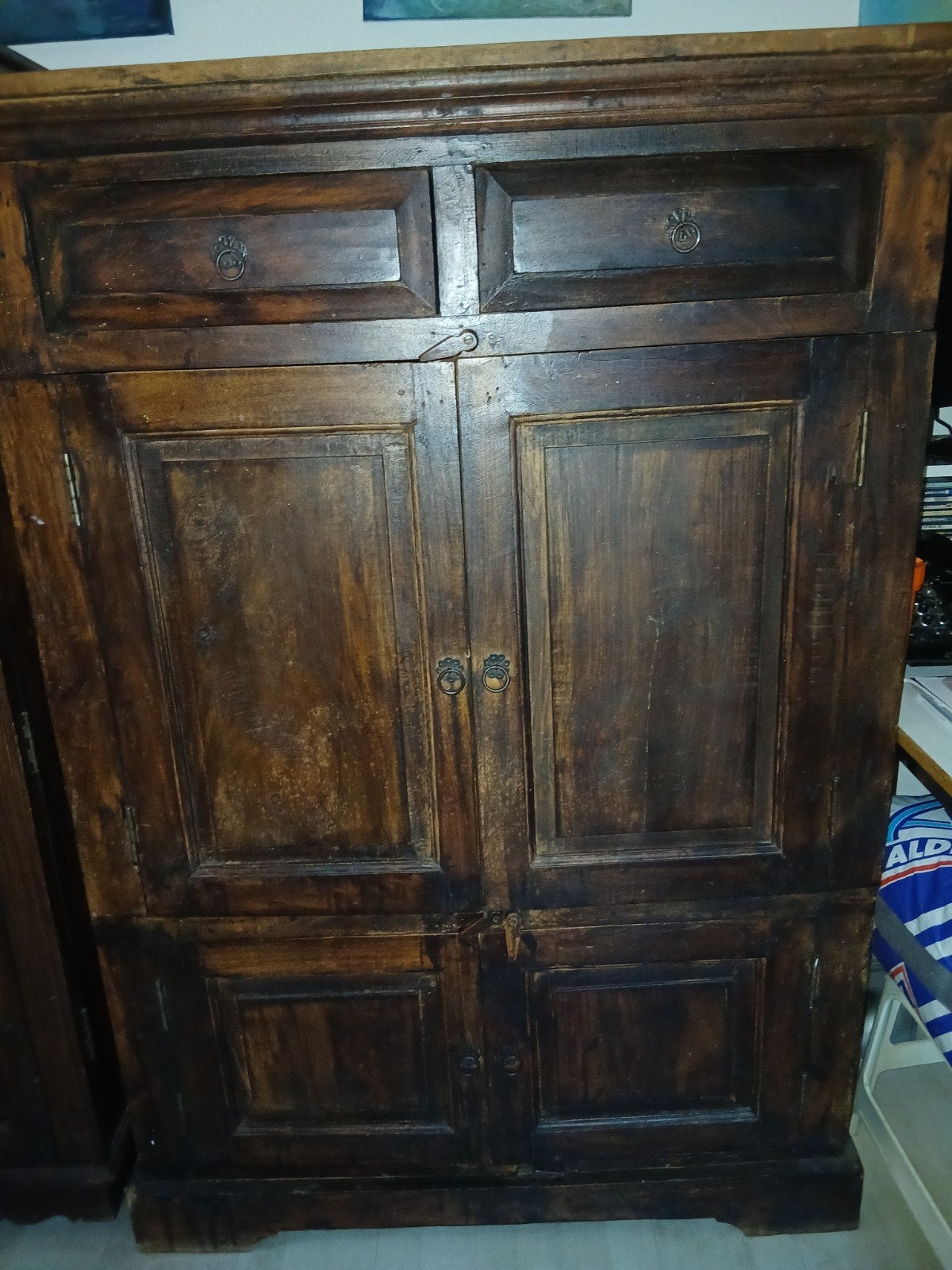 Prachtige Koloniale Kasten - Massief Hout, Antiek en Kunst, Antiek | Meubels | Kasten, Ophalen