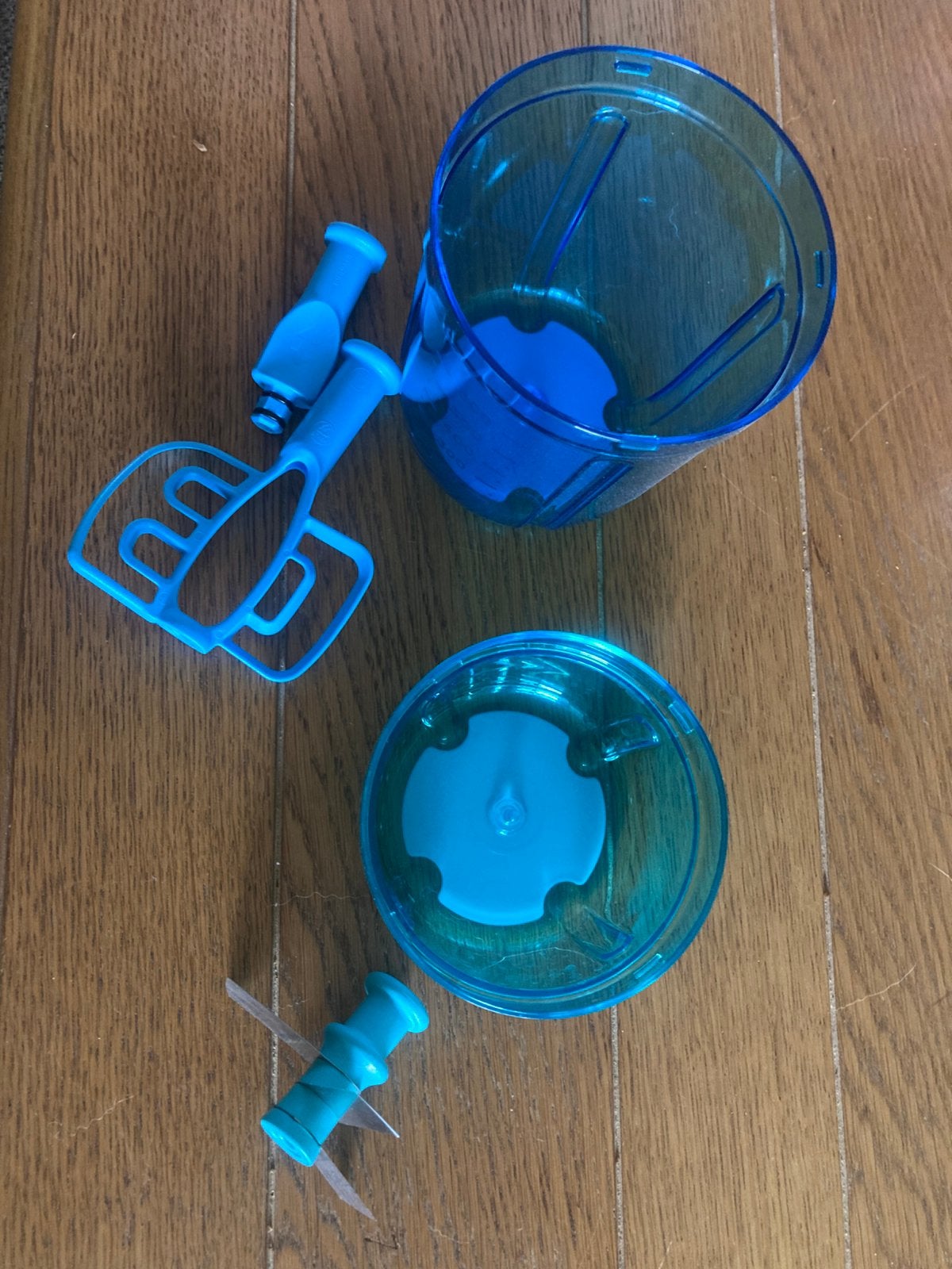 Tupperware chef onderdelen, Huis en Inrichting, 730 ml, Blauw, Overige typen, Ophalen of Verzenden