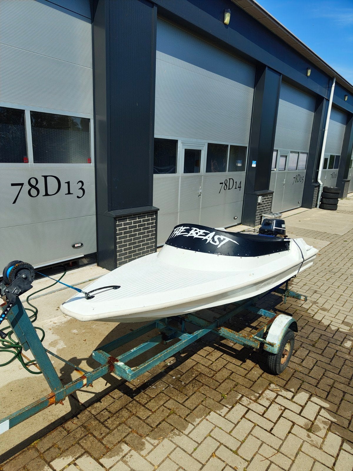 Spitfire compleet 8 pk yamaha, Watersport en Boten, Bootonderdelen, Gebruikt, Overige typen, Motorboot, Ophalen
