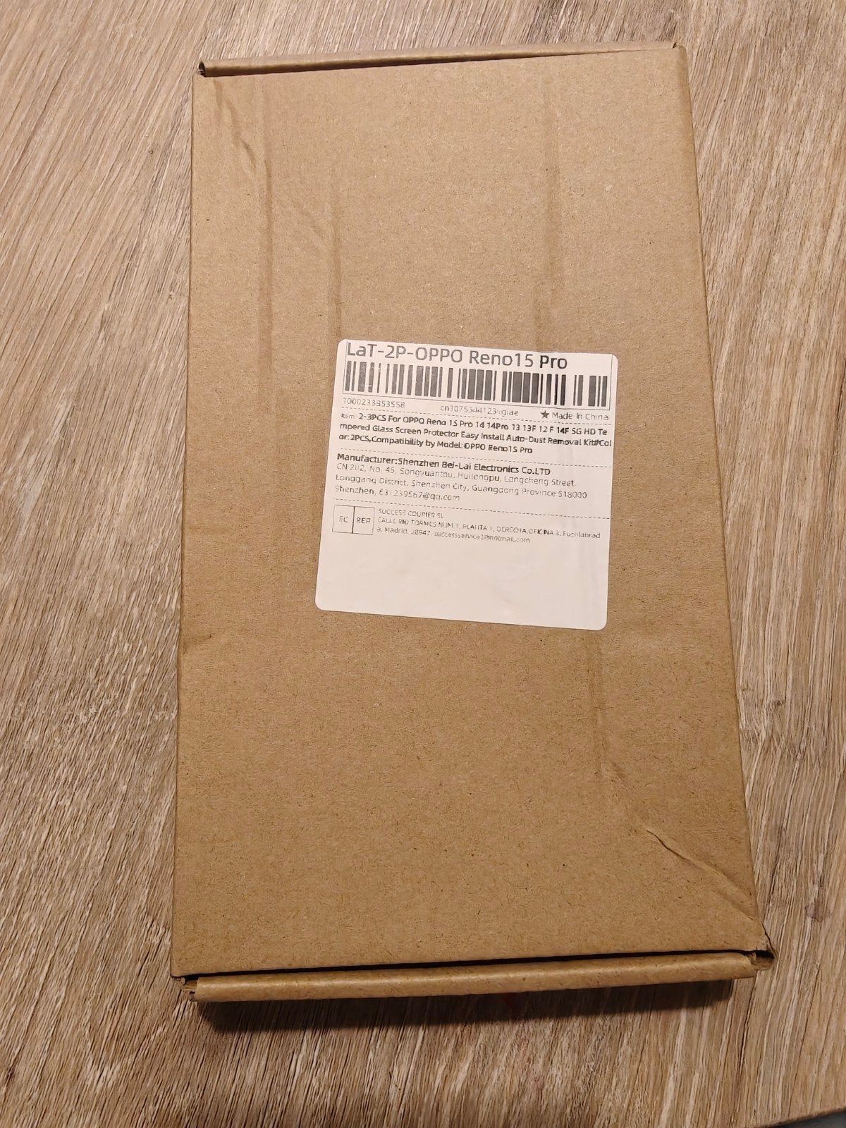 Oppo Reno 15 pro screenprotector 2 stuks, Ophalen of Verzenden, Nieuw