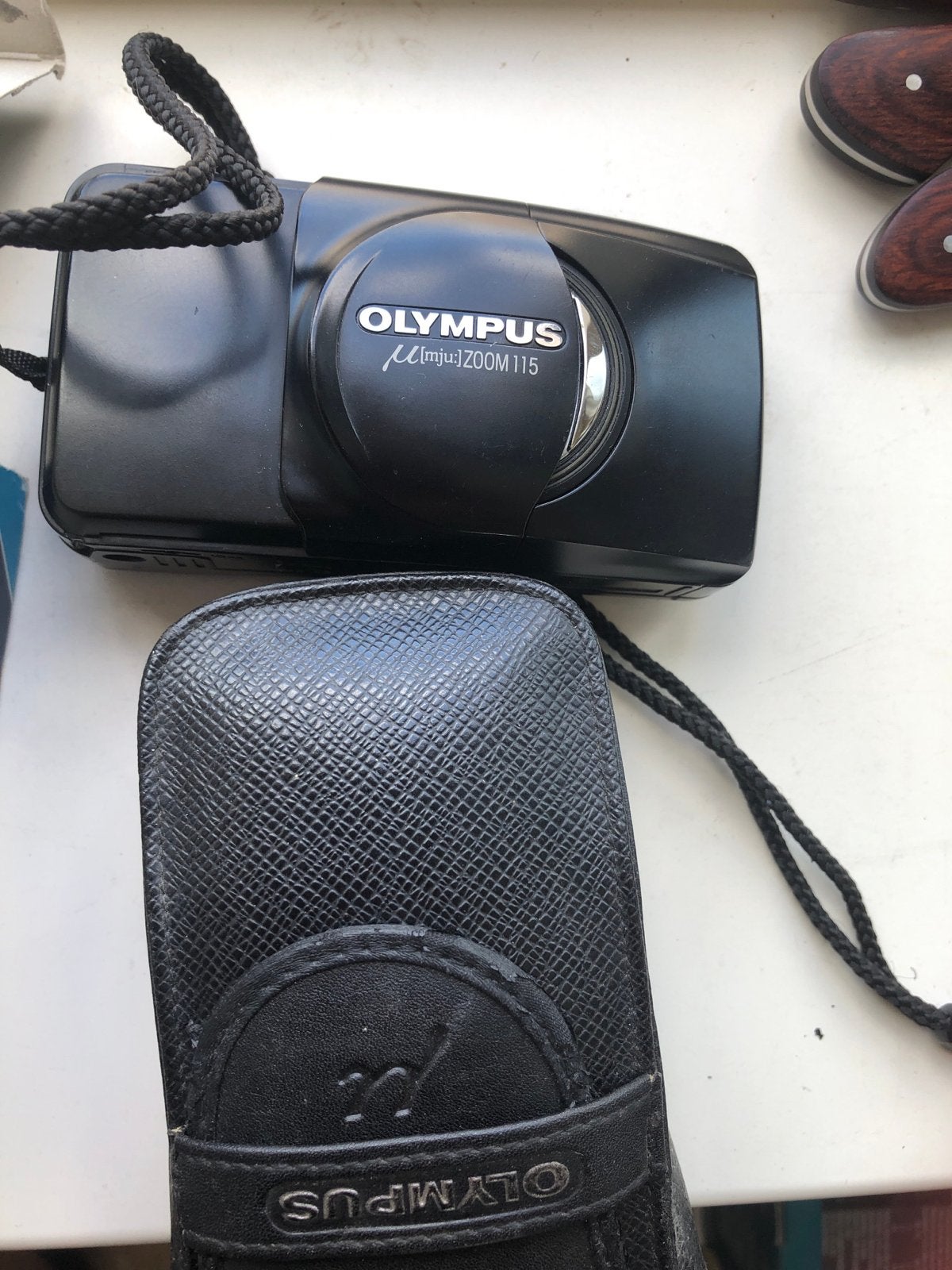 Olympus μ[mju:] Zoom 115 Compact Camera, Audio, Tv en Foto, Fotocamera's Analoog, Ophalen of Verzenden, Zo goed als nieuw, Compact