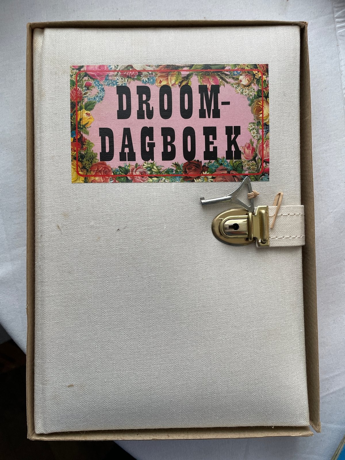 Droomdagboek met slotje - Nieuw vintage, Ophalen of Verzenden, Nieuw