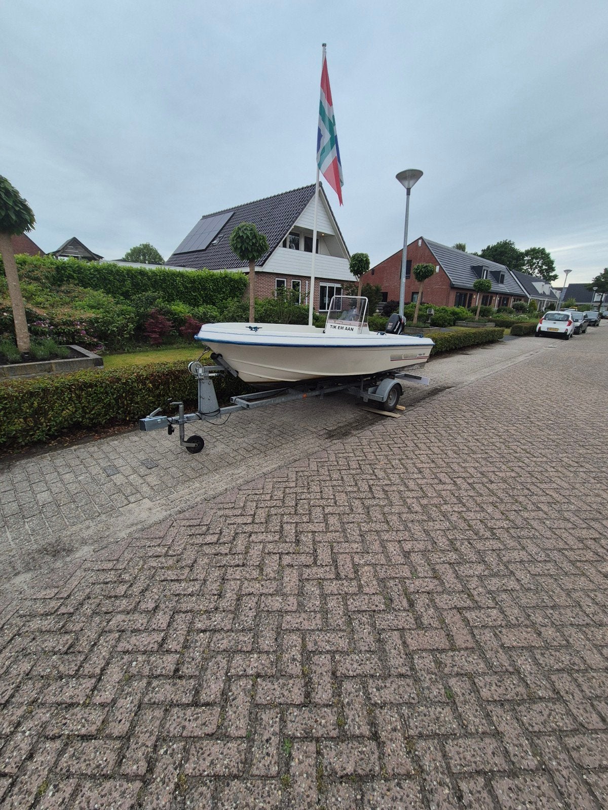 Stabiele consoleboot met trailer en motor Suzuki buitenboord, Watersport en Boten, Overige merken, Gebruikt, Buitenboordmotor