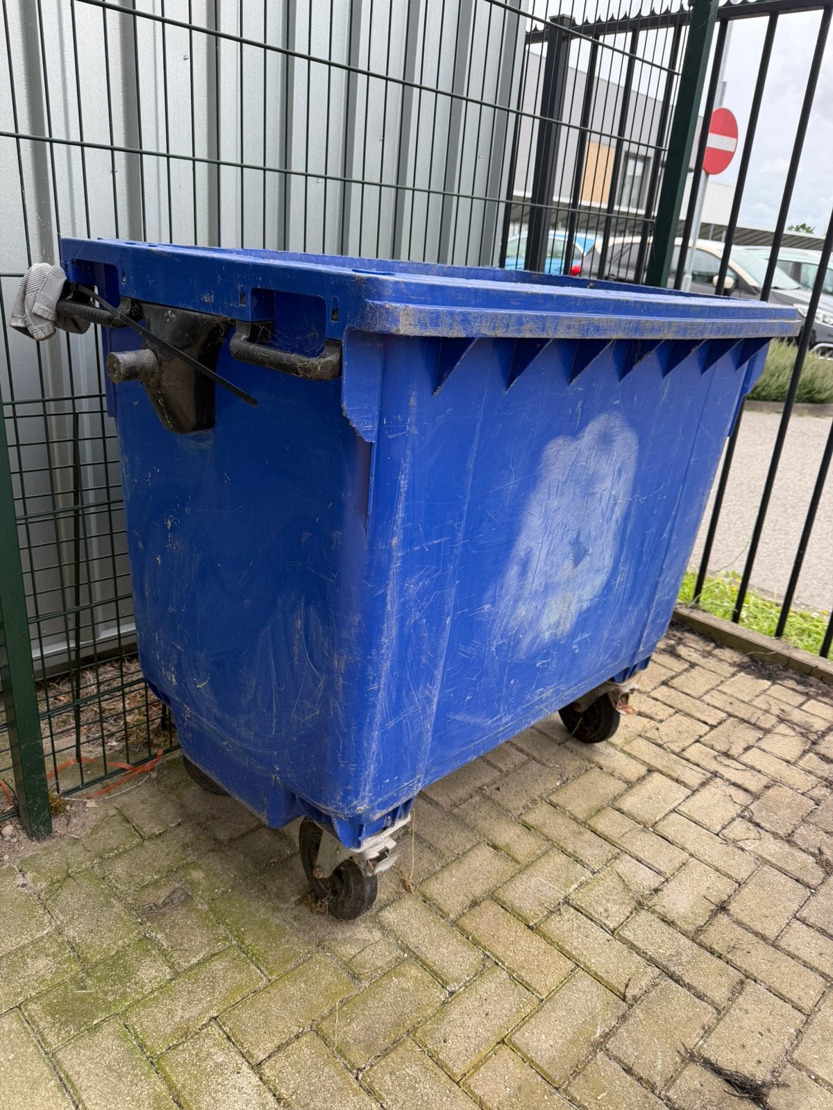 GRATIS! Blauwe kliko, Ophalen, Zo goed als nieuw, Transportkar