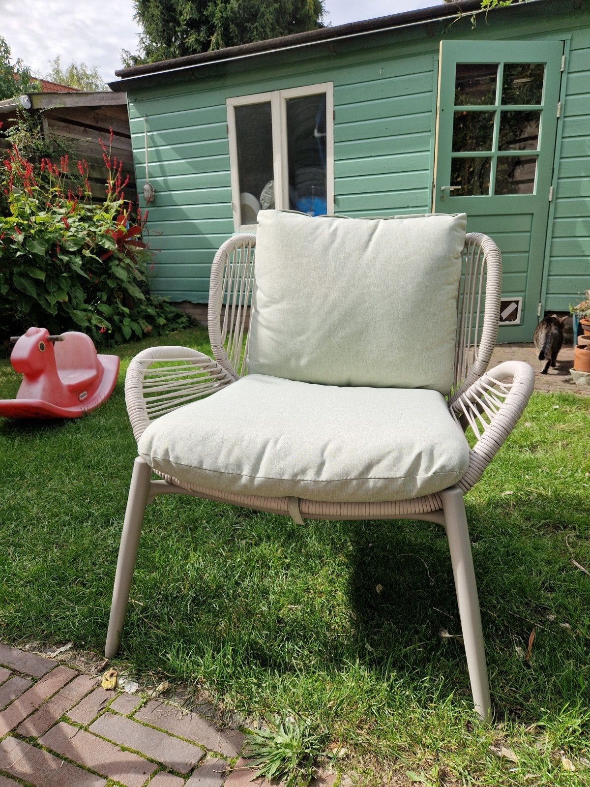 Zo goed als nieuwe loungestoel (overcompleet), Aluminium, Zo goed als nieuw, Loungeset, Stoel