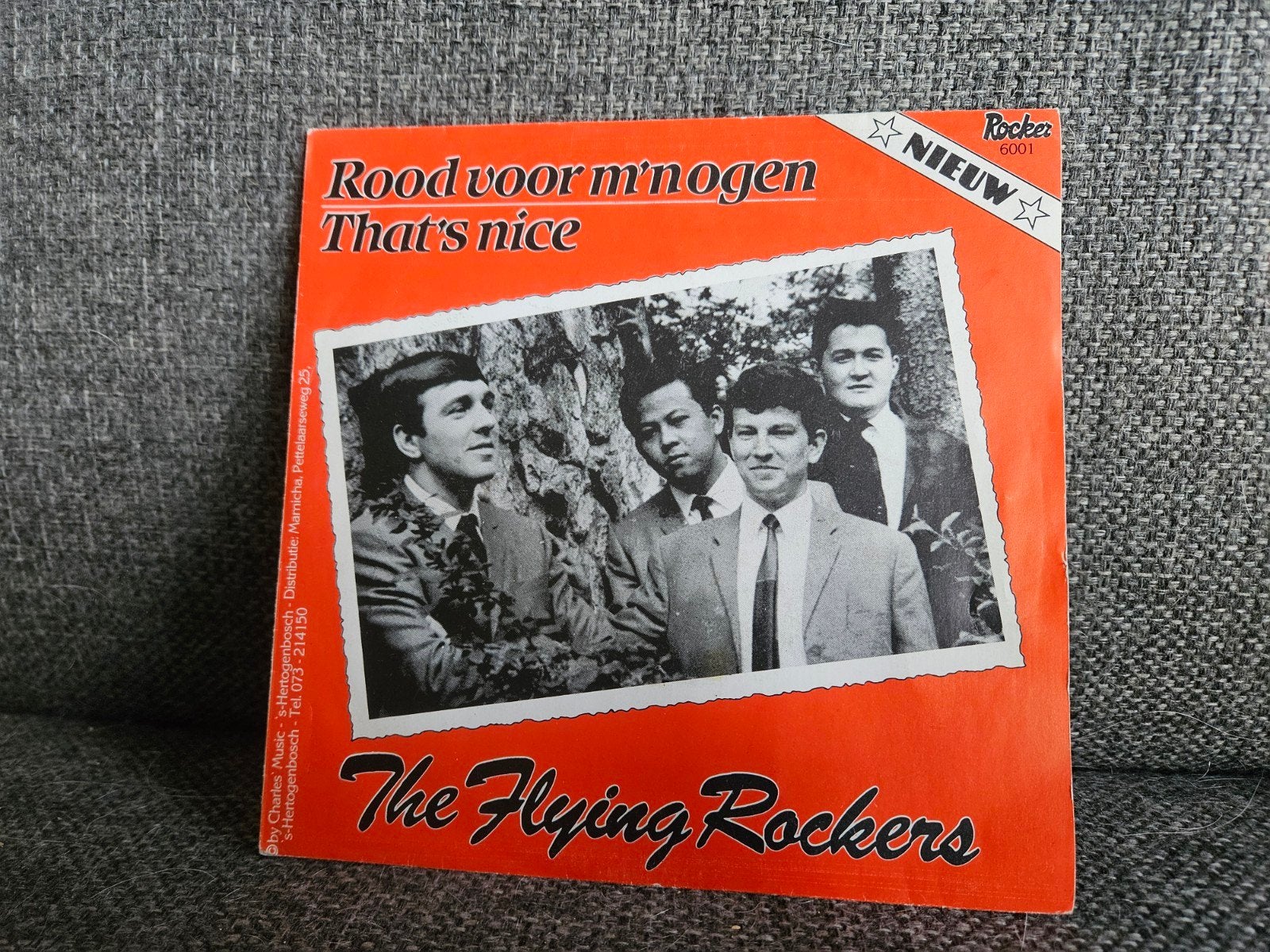 The Flying Rockers - Rood voor m'n ogen / That's nice ), Verzenden, Zo goed als nieuw, 7 inch, Rock-'n-roll