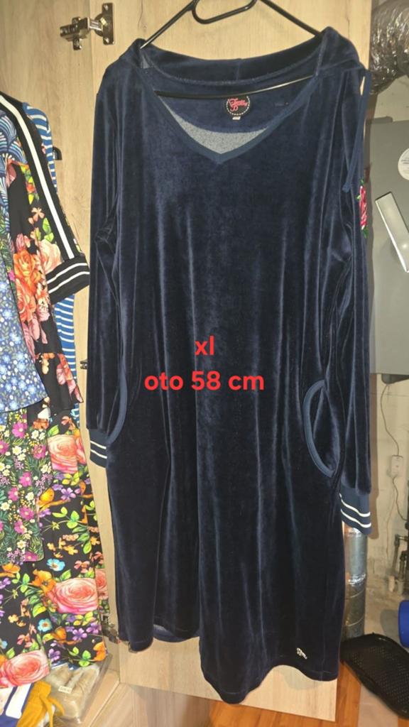 Tante betsy xl, Kleding | Dames, Jurken, Ophalen of Verzenden, Zo goed als nieuw, Maat 46/48 (XL) of groter, Blauw